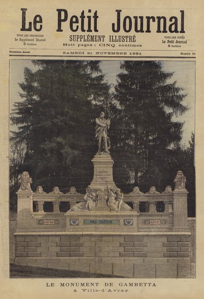 Monument à Léon Gambetta à Ville-d